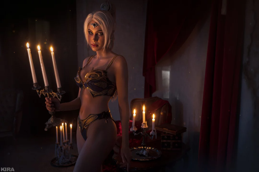 Косплей selûne также известной как the lady of silver и moonmaiden из baldur’s gate 3 от frau haku 3