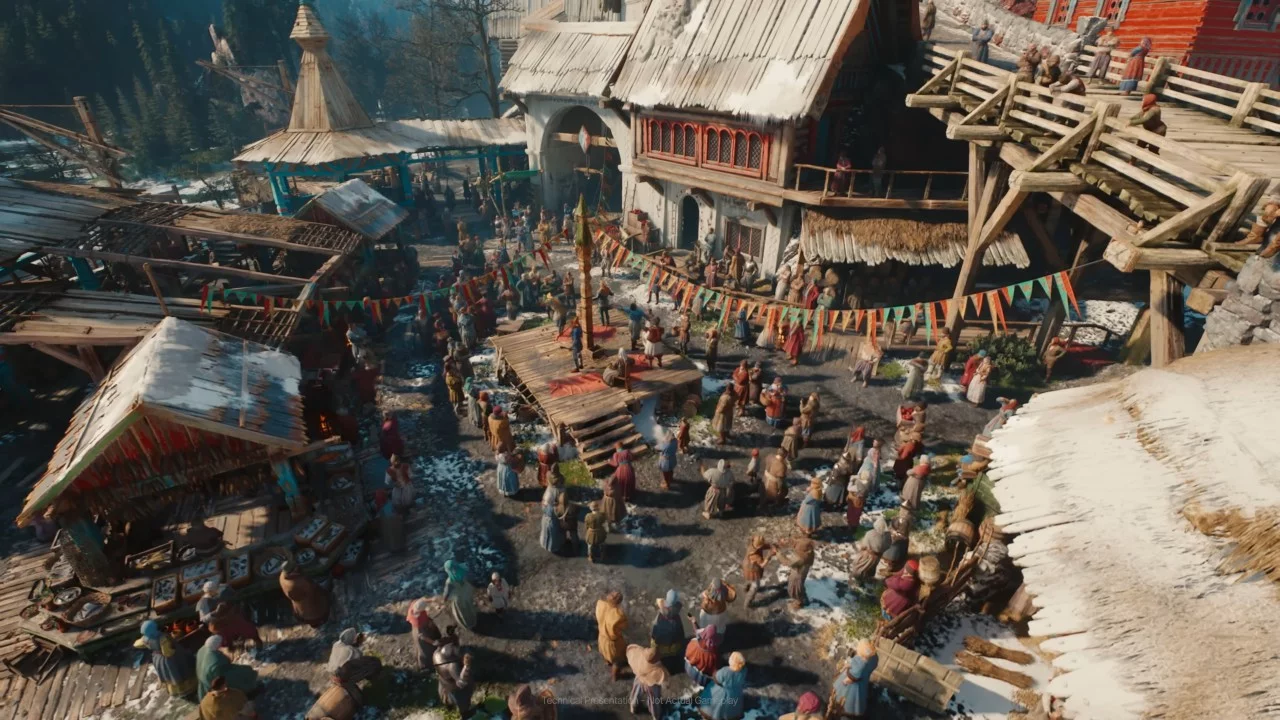 Города будущего: в the witcher iv поселения станут по настоящему живыми — уже в технодемо больше 300 npc