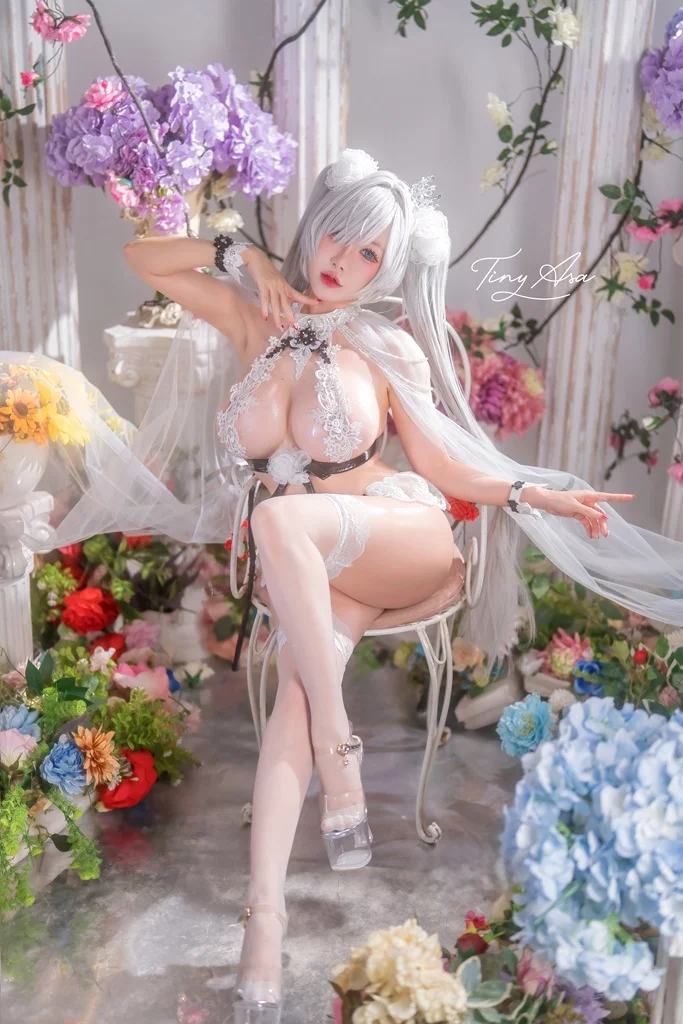 Косплей cinderella glass princess из nikke goddess of victory от tiny asa 3