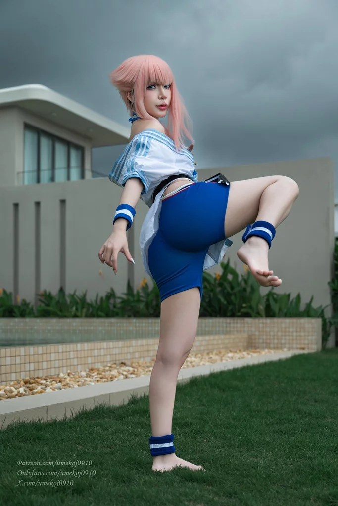 Косплей manon в купальнике из серии street fighter от umeko j 2