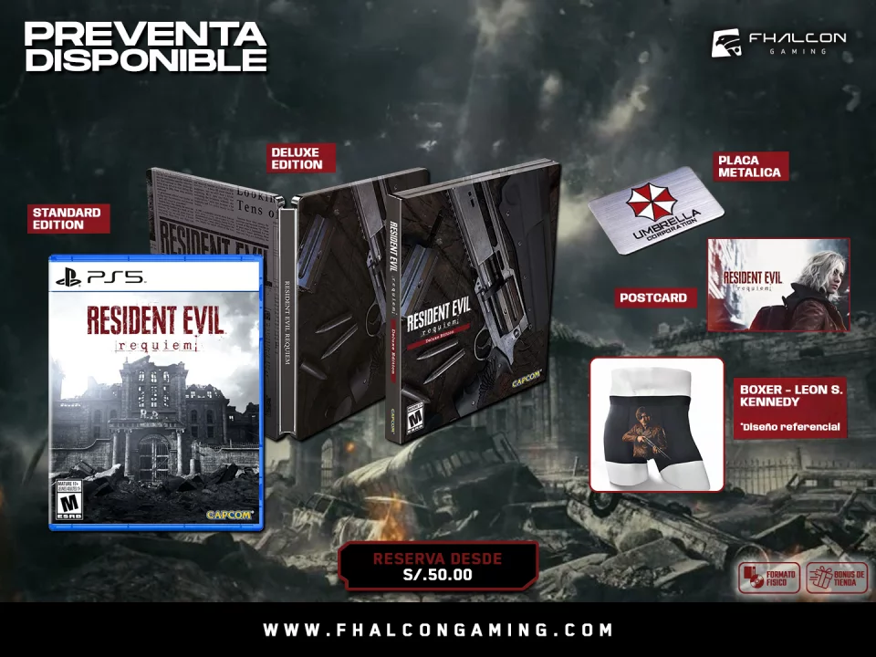 Перуанский уцв аывмагазин подтвердил присутствие Леона Кеннеди в resident evil requiem через ни ывп ывпжнее белье